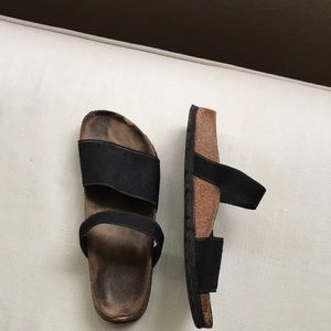 Birkenstock Black Sandal 39 narrow